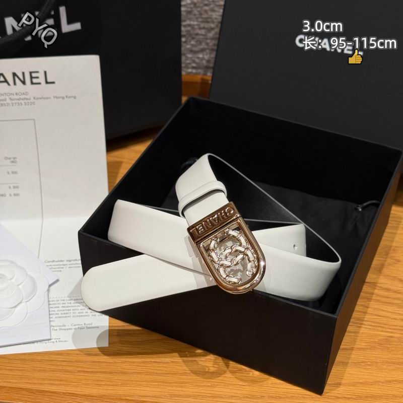 Chanel belt 30mmX95-115cm 8L56